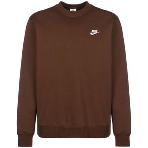 *sold* Nike Women’s Brown Fleece Crewneck Sweatshirt in S Logo Cozy loungewear